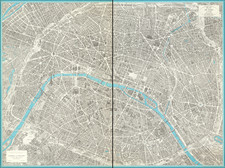 Paris and Île-de-France Map By Blondel La Rougery