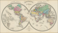 World Map By Eugène Andriveau-Goujon