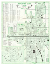 New Mexico and Prints & Drawings Map By Roswell Board of Realtors