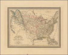 United States Map By Louis Vivien