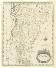 Vermont From Actual Survey Delineated & Engraved by Amos Doolittle N.H.