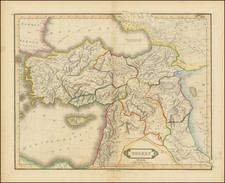 Turkey, Central Asia & Caucasus, Middle East, Turkey & Asia Minor and Balearic Islands Map By Daniel Lizars