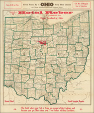 Ohio Map By Consolidated Map Co.