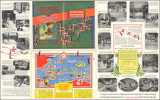 Caribbean, Cuba, Jamaica and Pictorial Maps Map By Louis Delton Fancher