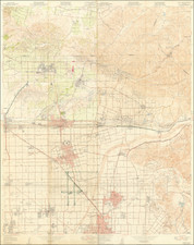 California and Los Angeles Map By U.S. Department of the Interior Geological Survey