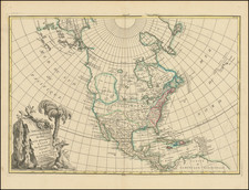 North America Map By Jean Janvier
