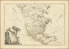 North America Map By Jean Janvier