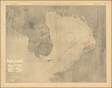 Map of Manila Harbor Compiled From the Latest Government Surveys By Rand McNally & Company