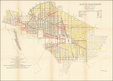 Washington, D.C. Map By F. V. Greene / U.S. Army Corps of Engineers