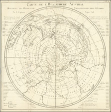 Polar Maps, Australia and Oceania Map By James Cook