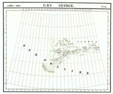 Polar Maps and Canada Map By Philippe Marie Vandermaelen