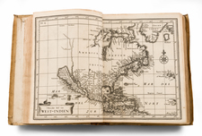 New England, California as an Island and Rare Books Map By Abraham Goos / Athanasius Inga