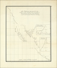 Alaska and British Columbia Map By Anonymous / Francisco de Eliza / James Colnett