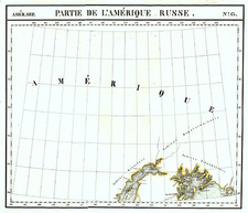 Alaska Map By Philippe Marie Vandermaelen