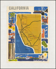 California Map By Union Pacific Railroad Company