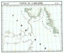 Canada Map By Philippe Marie Vandermaelen