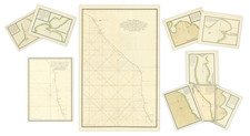 Pacific Northwest, Oregon, Washington, Alaska, California and British Columbia Map By Juan Francisco de la Bodega y Quadra / Bruno de Hezeta y Dudagoitia / Francisco Antonio Mourelle de la Rúa