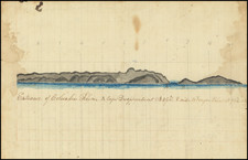 Pacific Northwest and Washington Map By (officer on U.S. Ship Ontario) Wolsey