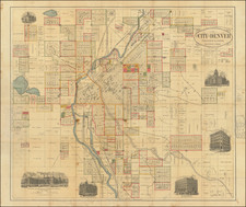 Colorado and Colorado Map By H.L. Thayer