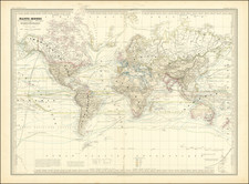 World Map By Adolphe Hippolyte Dufour