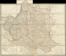 Poland, Ukraine and Baltic Countries Map By Artaria & Co.
