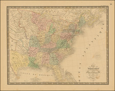 United States Map By J. Andriveau-Goujon