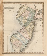 Mid-Atlantic Map By Fielding Lucas Jr.