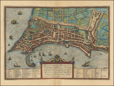 Other Italian Cities Map By Georg Braun  &  Frans Hogenberg