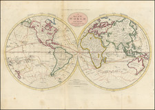 A Map of the World from the best Authorities By Mathew Carey