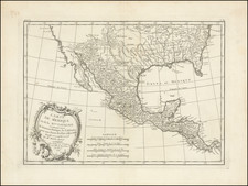 Carte du Mexique ou de la Nlle. Espagne Contenant aussi le Nouveau Mexique, la Californie, avec une Partie des Pays adjecents . . . 1771