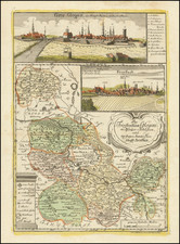 Poland Map By Friederich Bernhard Werner