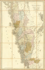 Sweden Map By Samuel Gustaf Hermelin