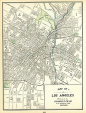 California Map By George F. Cram