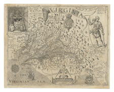 Mid-Atlantic, Delaware, South, Southeast and Virginia Map By John Smith