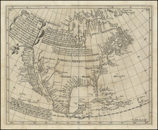 Southeast, North America and California as an Island Map By Henry Briggs