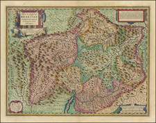 Switzerland Map By Willem Janszoon Blaeu