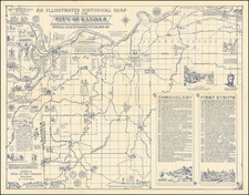 Kansas and Missouri Map By George Fuller Green