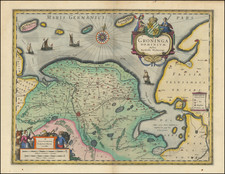 Netherlands Map By Willem Janszoon Blaeu