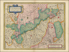 Mitteldeutschland Map By Willem Janszoon Blaeu