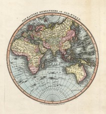 World, Eastern Hemisphere, Australia & Oceania and Oceania Map By William Darton