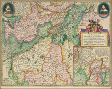 Norddeutschland and Mitteldeutschland Map By Willem Janszoon Blaeu