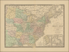 United States Map By Adrien-Hubert Brué / E. Levasseur