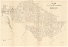 Washington, D.C. Map By William T.O. Bruff