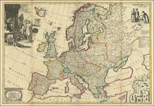 Europe Map By George Willdey