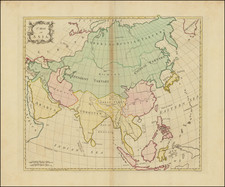 Asia Map By Jean Palairet