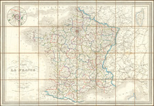 France Map By Auguste Logerot