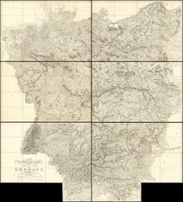 Austria, Hungary, Czech Republic & Slovakia, Croatia & Slovenia, Northern Italy and Germany Map By Aaron Arrowsmith