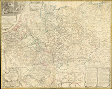 Germany Map By Homann Heirs