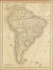 South America Map By Pierre Antoine Tardieu