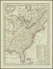 United States and New Hampshire Map By Jean Lattré